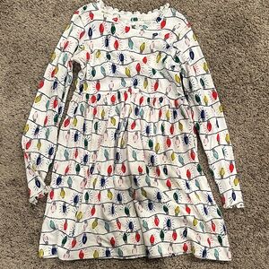 Hanna Andersson Girls Holiday/Christmas Lights Dress
